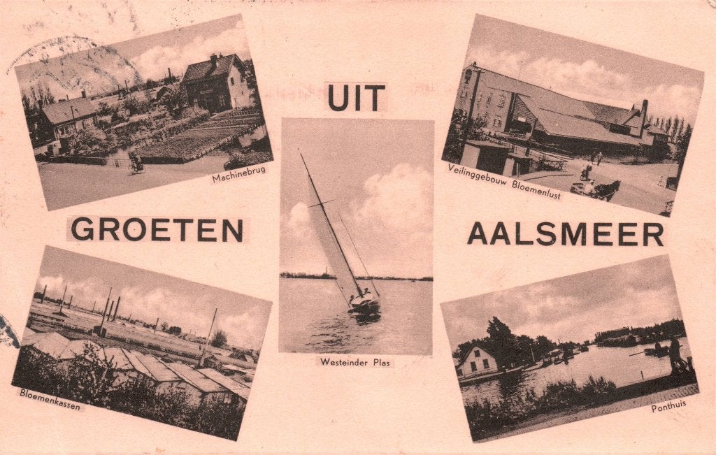 Groeten uit Aalsmeer, Vijfluik  131461, Verzenden, Gelopen, Noord-Holland