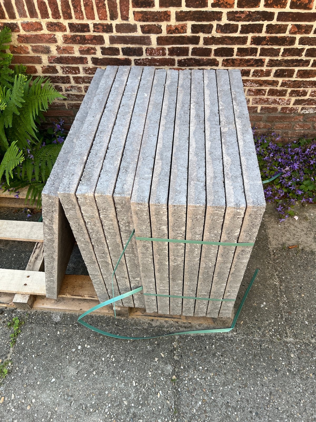 Infinity Stones 60x60x4cm Sandblast, 12 stuks, Ophalen, Nieuw, 10 m² of meer, Beton
