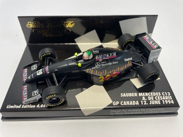 Sauber Mercedes C13 A. de Cesaris Canada GP 1994, Ophalen of Verzenden, Zo goed als nieuw, Formule 1