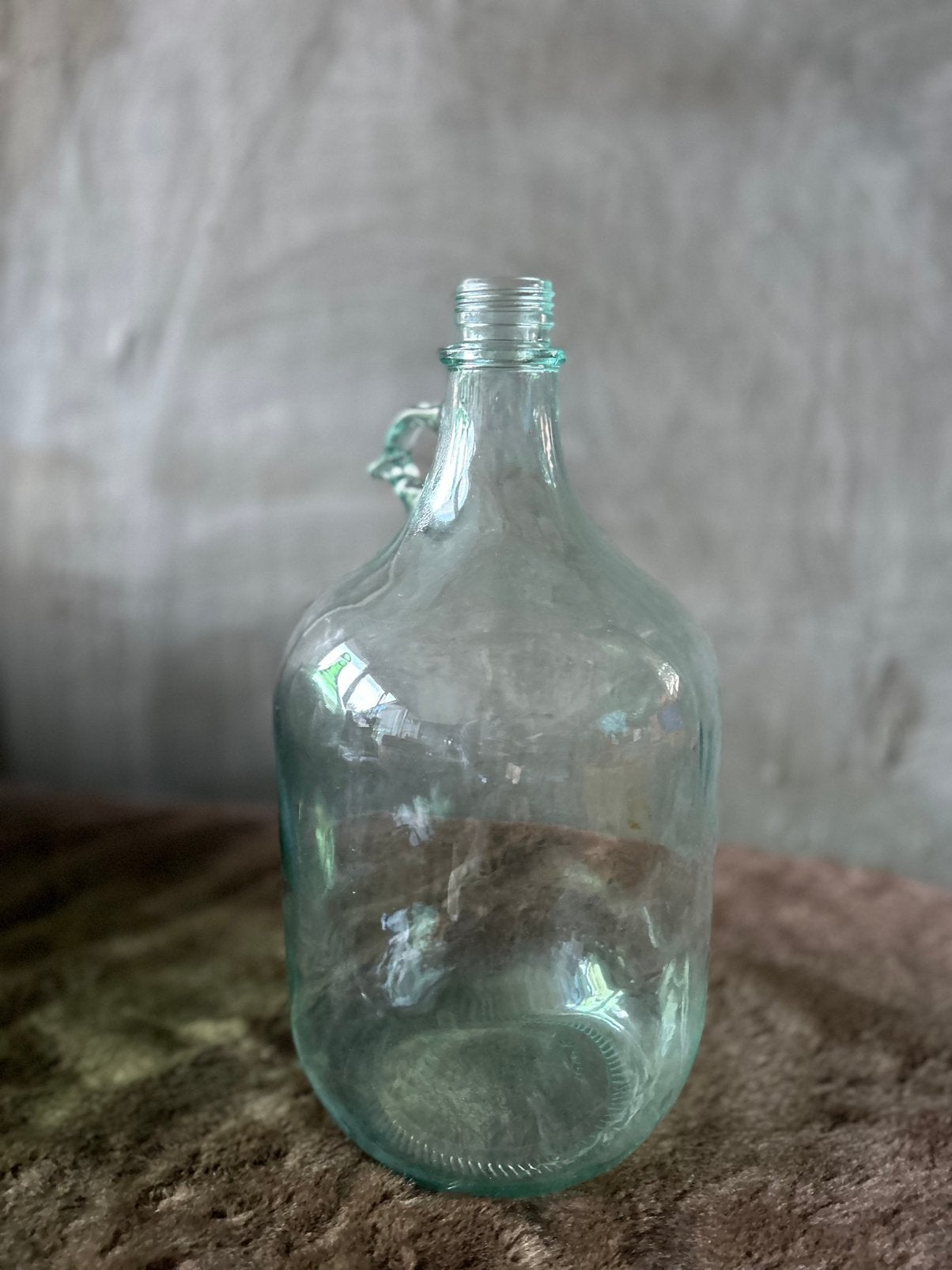 Grote glazen gistfles / decoratieve kruik, Antiek en Kunst, Ophalen of Verzenden