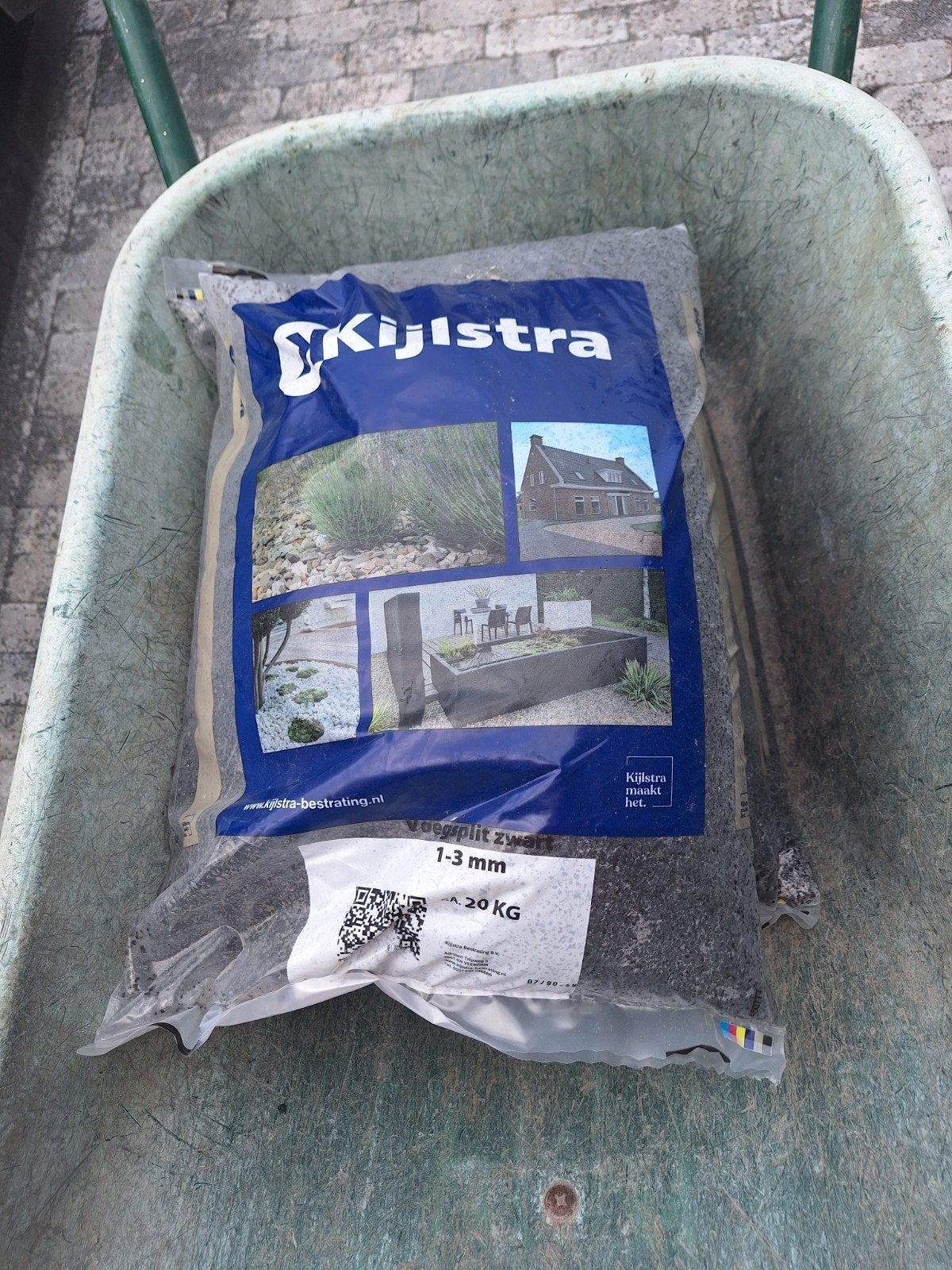 Voegsplit zwart 1-3 mm - 10 zakken, Tuin en Terras, Ophalen, Nieuw, Voegzand