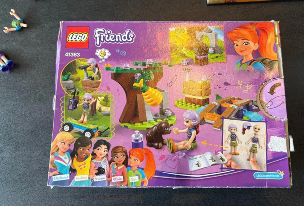 Lego friends mia’s avontuur in het bos 41363, Lego, Friends, Ophalen of Verzenden, Zo goed als nieuw