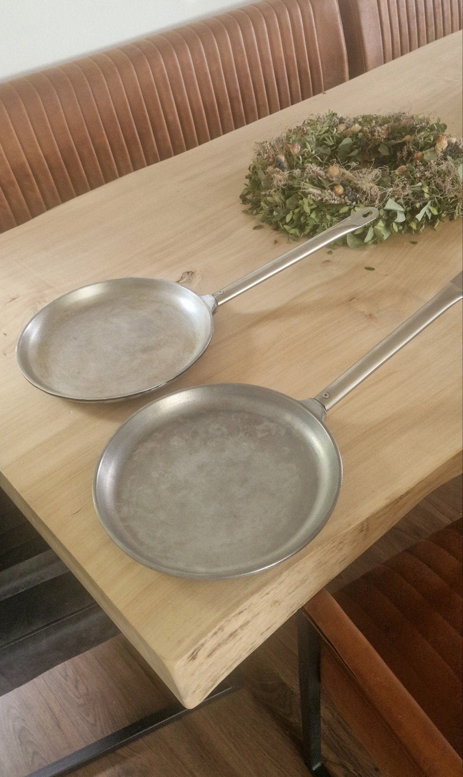 pannenkoekpannen Taron 6 32 cm, Huis en Inrichting, Keuken | Potten en Pannen, Pannenkoekenpan, Gebruikt, Aluminium, Ophalen of Verzenden