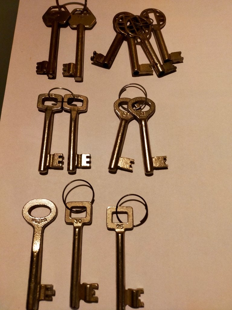 Sleutels, Ophalen of Verzenden, Gebruikt, IJzer, Overige typen