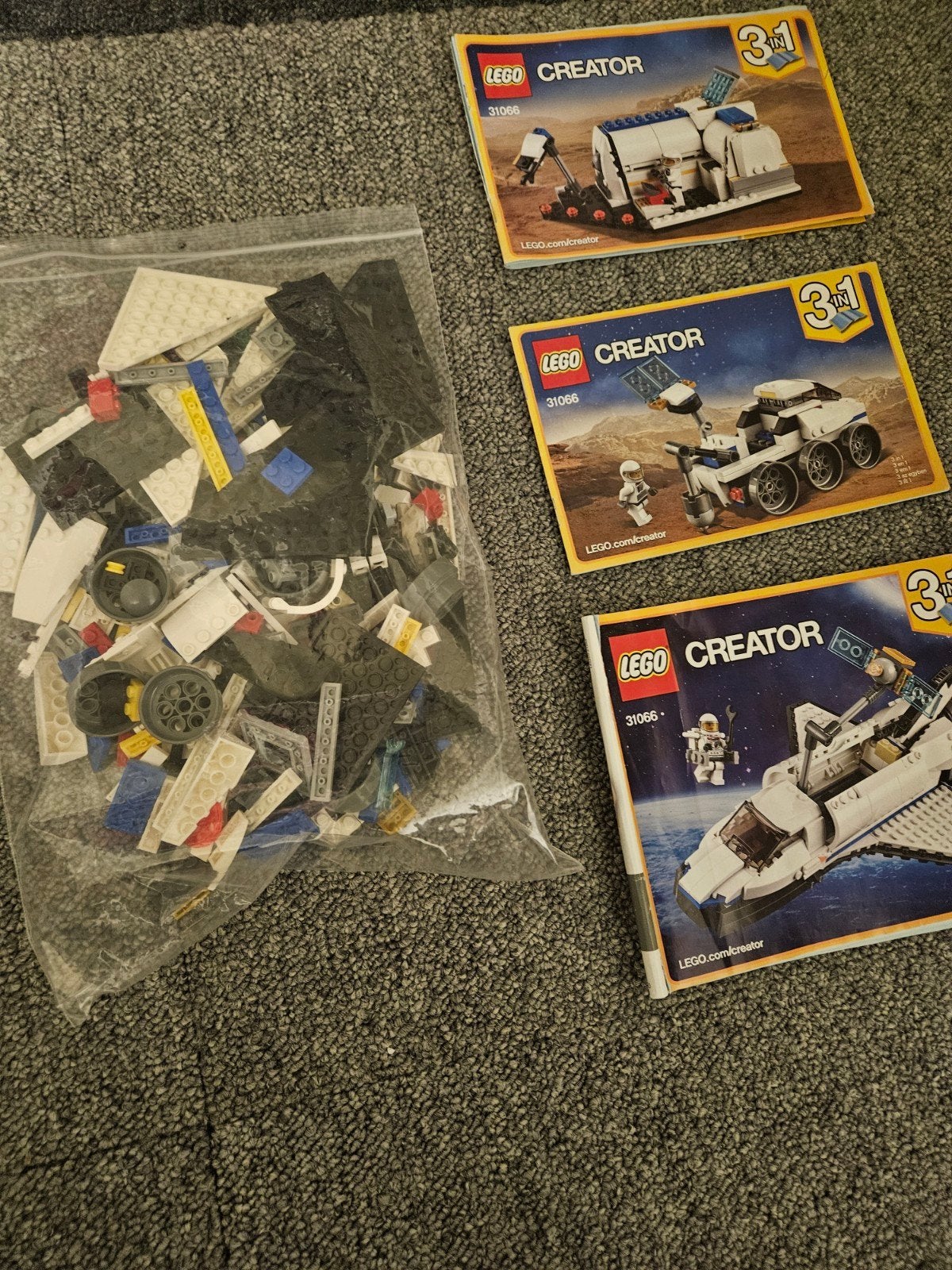 Ruimtevaart Legoset - Legoset 31066 - COMPLEET, Kinderen en Baby's, Speelgoed | Duplo en Lego, Compleet, Lego, Ophalen of Verzenden
