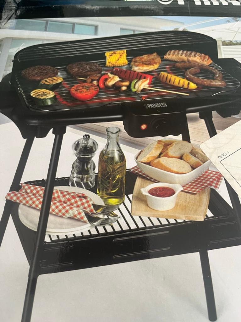 Princess Elektrische BBQ Grill met standaard, Ophalen, Gebruikt