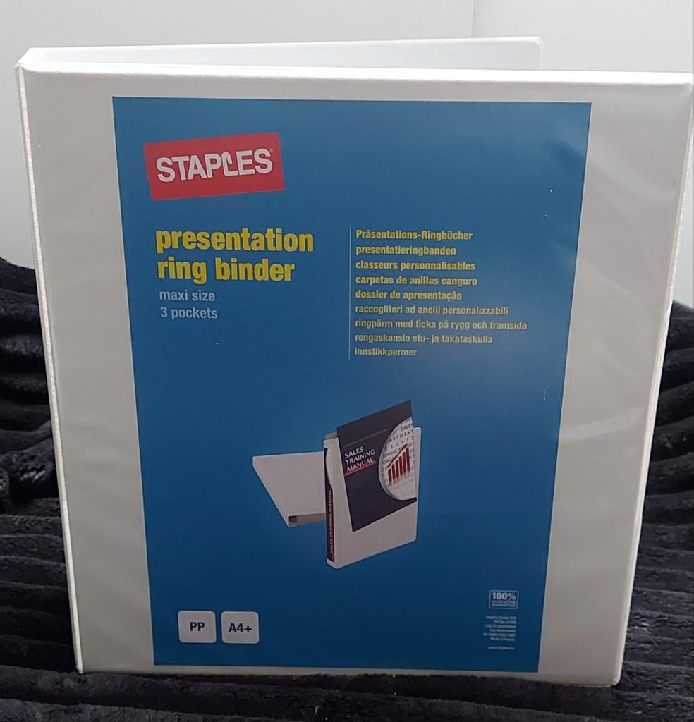 Staples ringbandmappen - 8 stuks, Ophalen