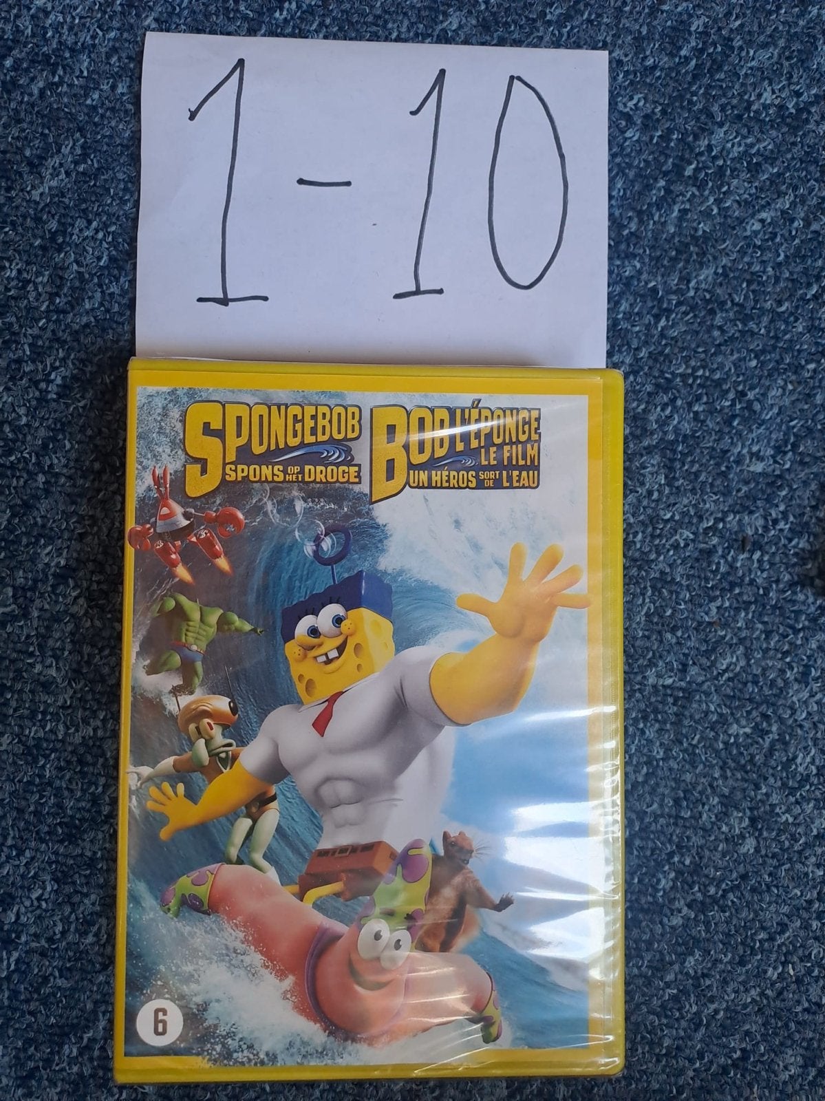 SpongeBob Spons op Droge De Film - Nieuw in verpakking, Cd's en Dvd's, Engels, Animatie, Nederlands, Ophalen of Verzenden