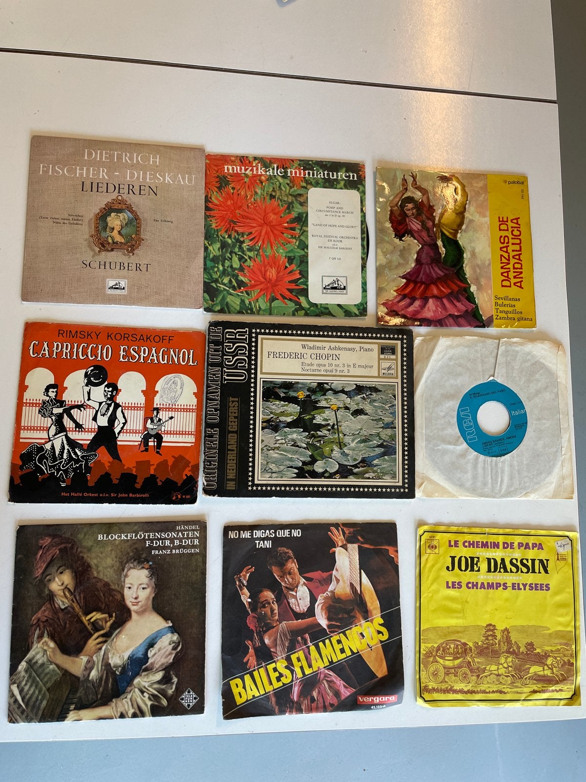 Diverse collectie vinyl singles en LP's - Klassiek, Pop, Fla, Cd's en Dvd's, Ophalen, LP, Gebruikt, Klassiek