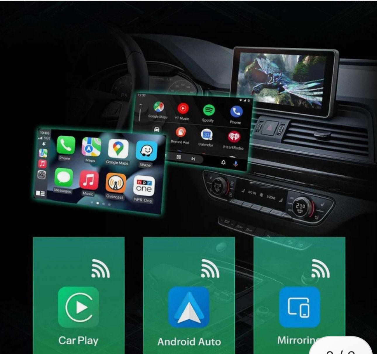 Andream Wireless Apple CarPlay MMI pro for Audi, Ophalen of Verzenden, Nieuw