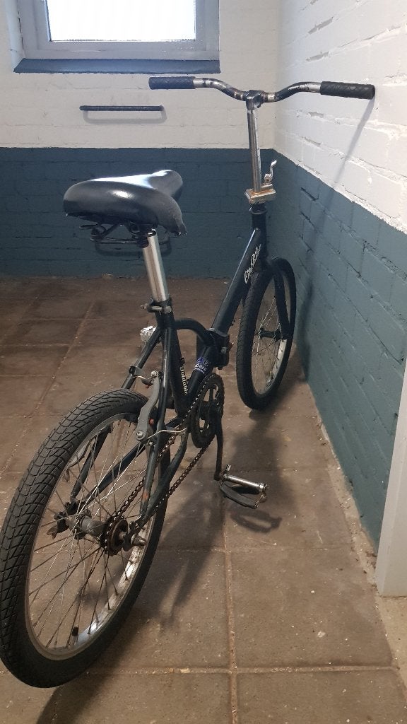 Vouwfiets projectfiets stationsfiets OV I OpKnapper # 25e, Ophalen of Verzenden, Gebruikt, Deels opvouwbaar, 20 inch of meer