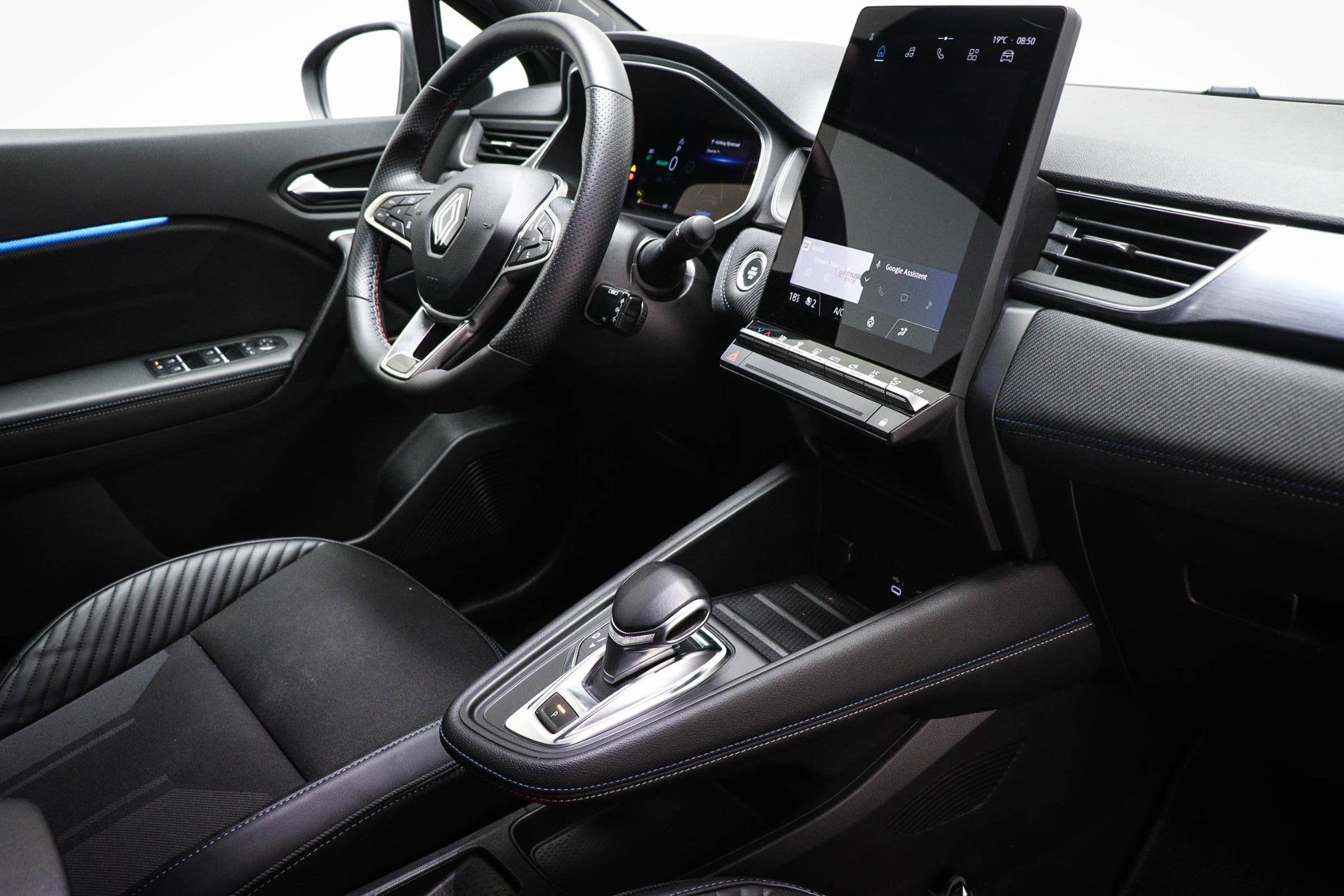 Renault Captur 1.6 E-Tech full hybrid 145 esprit Alpine | AD, Auto's, 1345 kg, Gebruikt, Met garantie (alle), Zwart