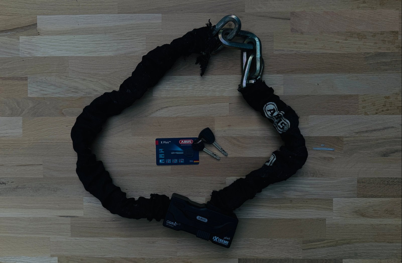 ABUS Granit Extreme Plus 59 kettingslot met sleutels, Ophalen of Verzenden, Gebruikt