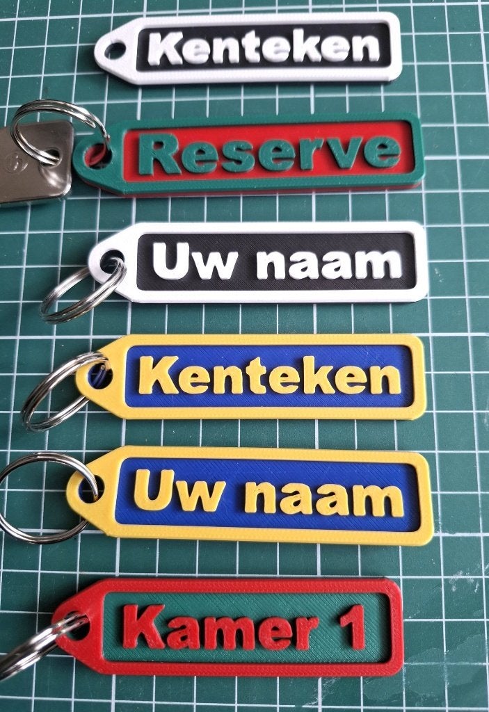 Uniek en gepersonaliseerd 3D Naamlabel, Ophalen of Verzenden, Nieuw, Overige typen
