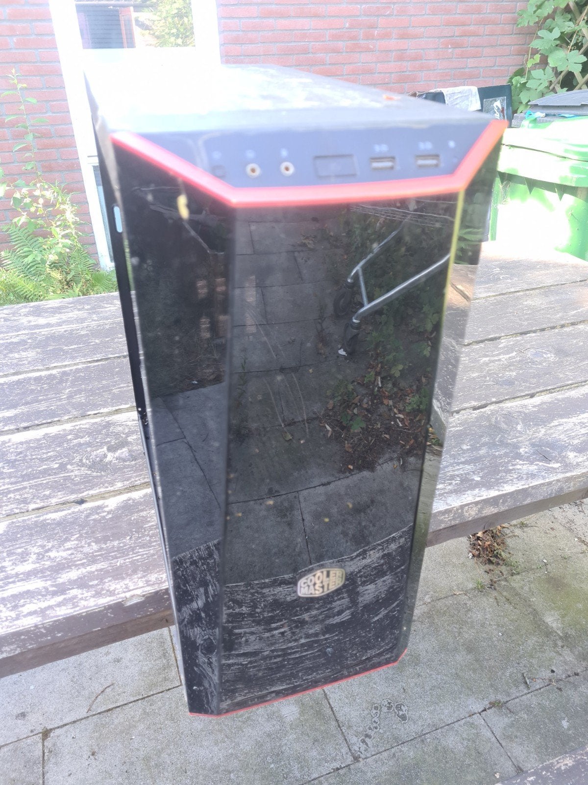 Cooler Master MasterBox Lite 5 Zwart/Rood (ATX), Computers en Software, Computerbehuizingen, Ophalen of Verzenden