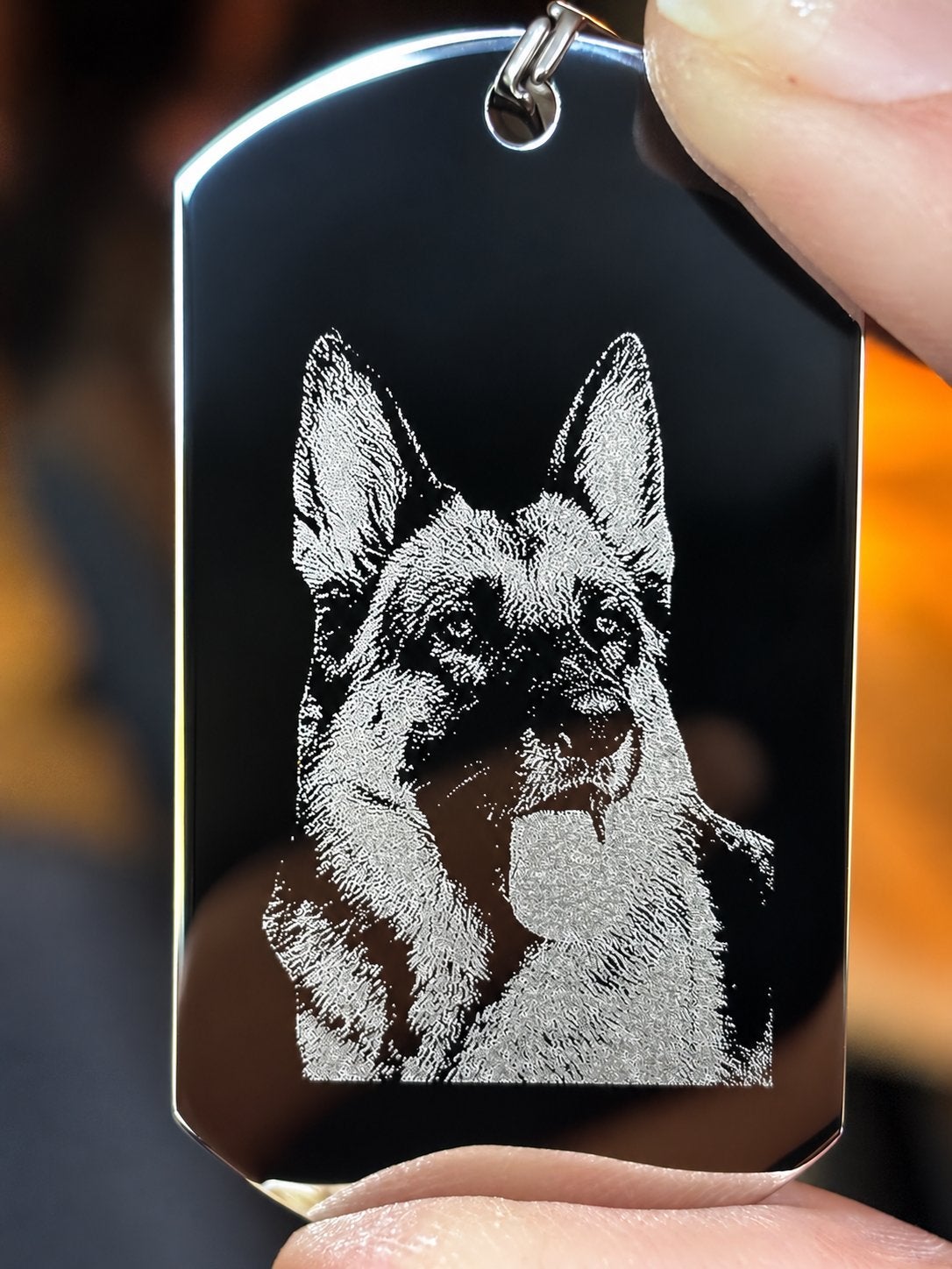 Gepersonaliseerde RVS Dogtag / Hondenpenning, Ophalen of Verzenden, Nieuw, Goud, Overige materialen