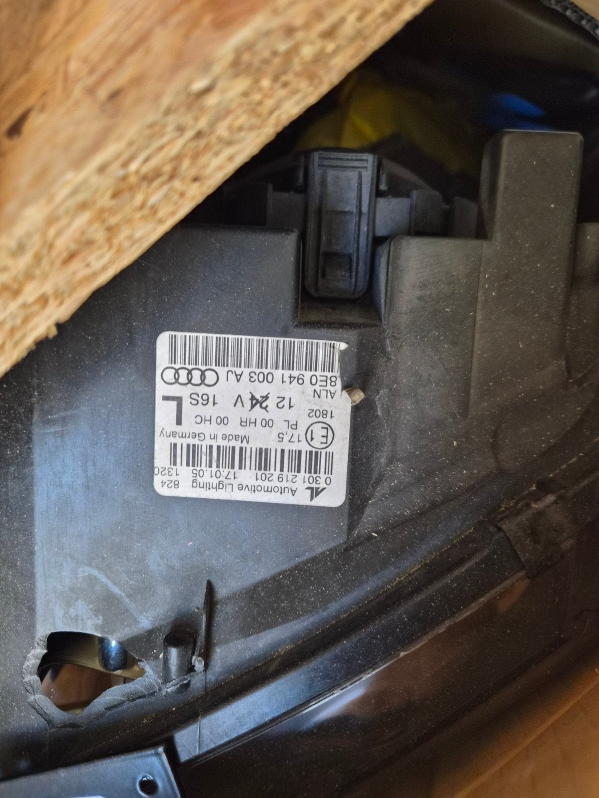 4 originele Audi A4 B7 koplampen, Auto-onderdelen, Ophalen of Verzenden, Audi