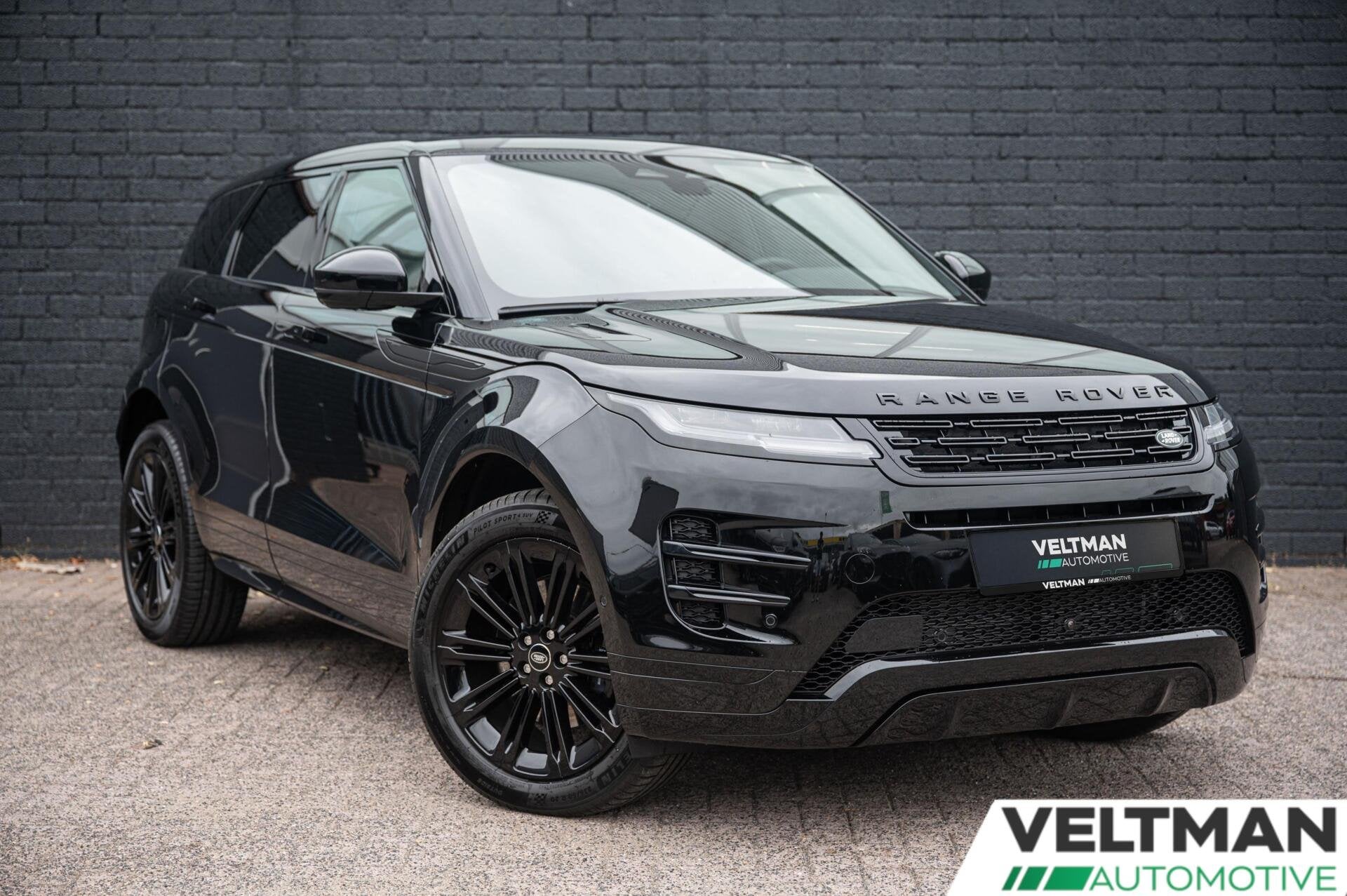Land Rover Range Rover Evoque 1.5 P270e PHEV PANO MERIDIAN A, Auto's, Automaat, Dealer onderhouden, Zwart, Zwart