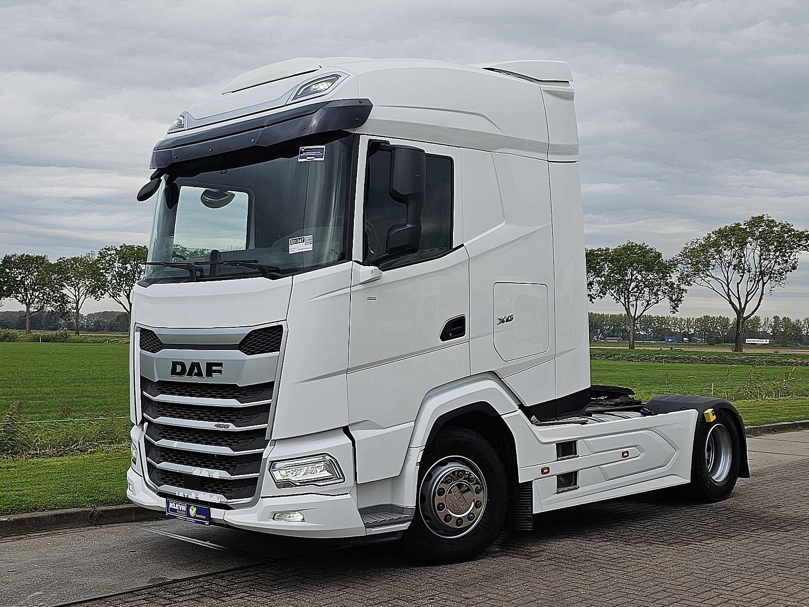 DAF XG 480 INTARDER 269TKM 2X TANK, Auto's, Automaat, Euro 6, Wit, Verwarmde buitenspiegels