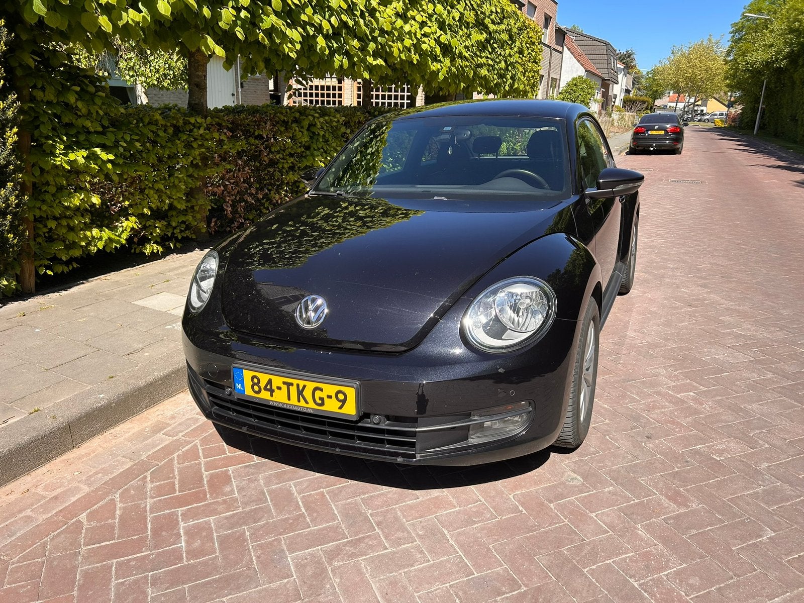 Volkswagen Beetle (Kever) 1.2 TSI 77KW BMT 2012 Zwart, Auto's, Volkswagen, Voorwielaandrijving, Beetle (Kever), 4 cilinders, 4 stoelen