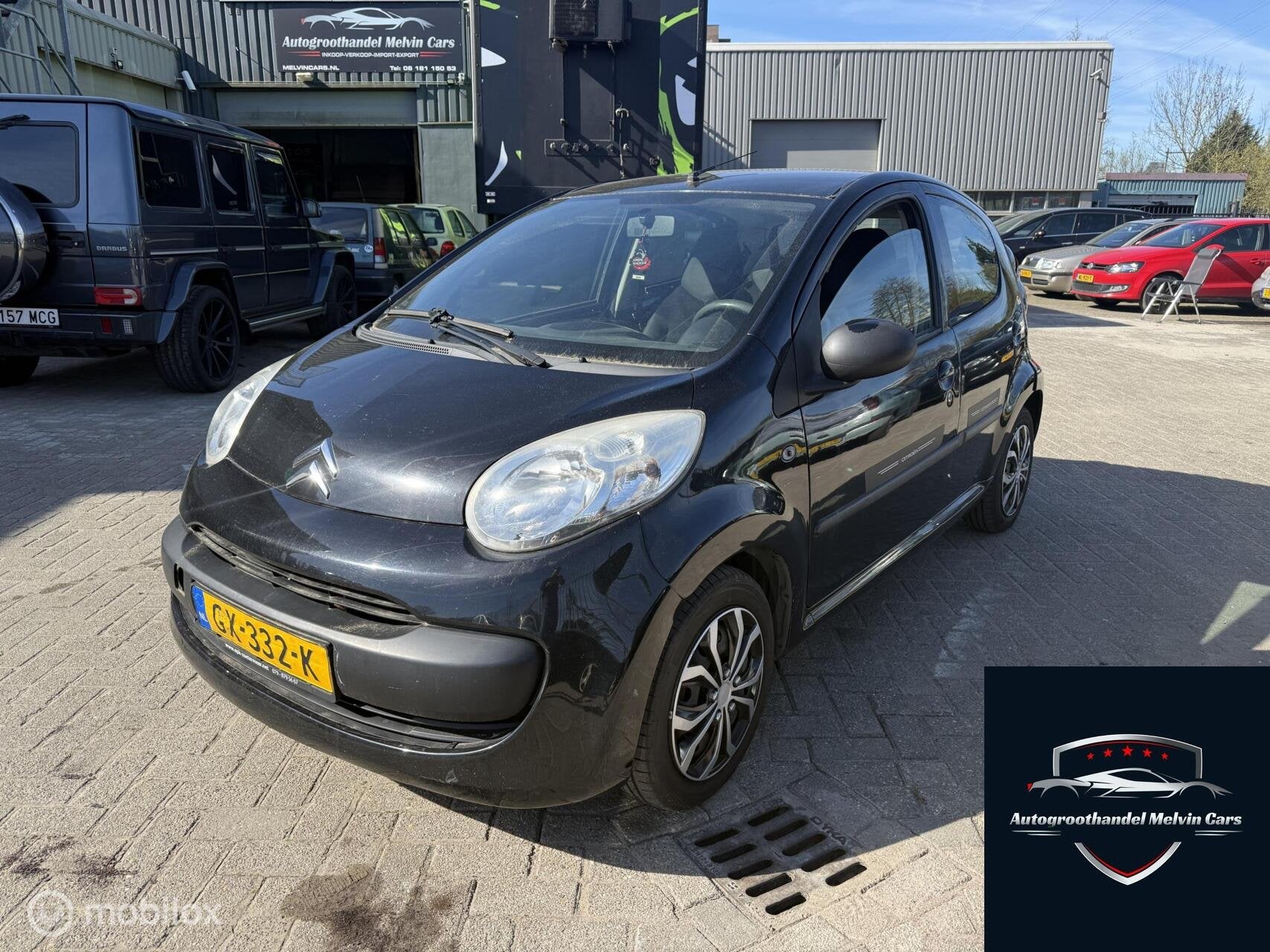 Citroen C1 1.0-12V Ambiance Automaat NWE Koppeling, Stof, Gebruikt, Zwart, 4 stoelen