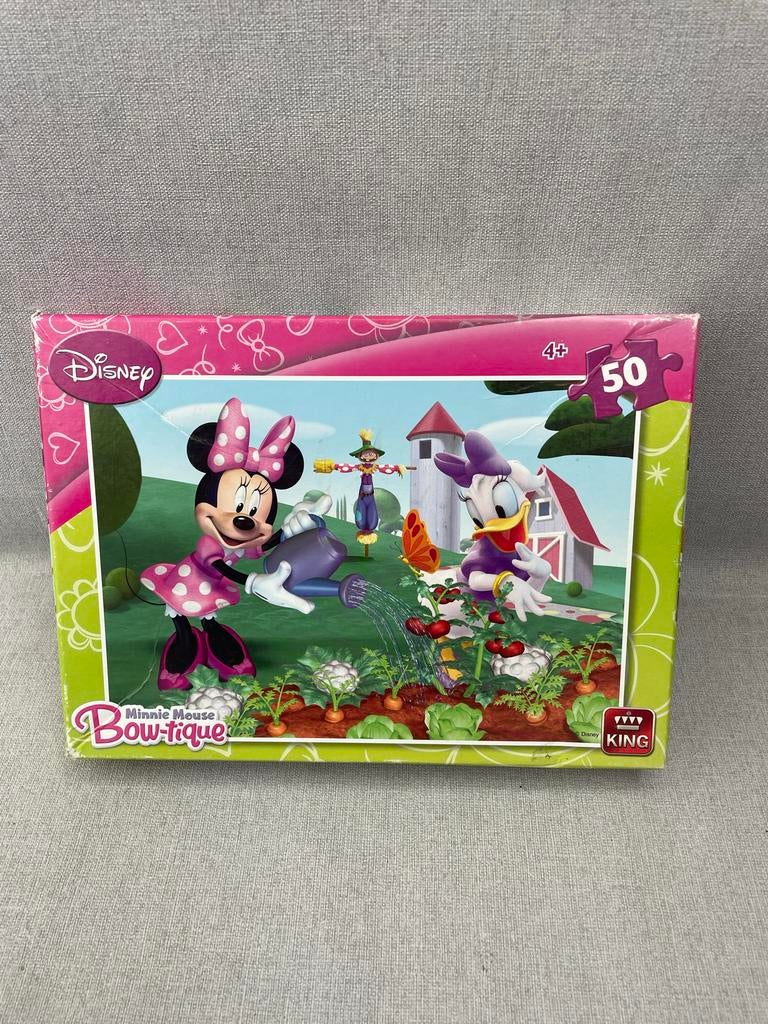 Disney Minnie Mouse Bow-tique puzzel 50 stukjes, Ophalen of Verzenden, 10 tot 50 stukjes, Nieuw, 4 tot 6 jaar