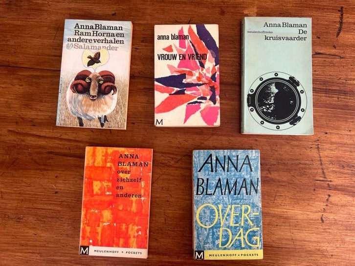 Anna Blaman Boeken Collectie - 5 Stuks, Ophalen of Verzenden, Gelezen, Nederland