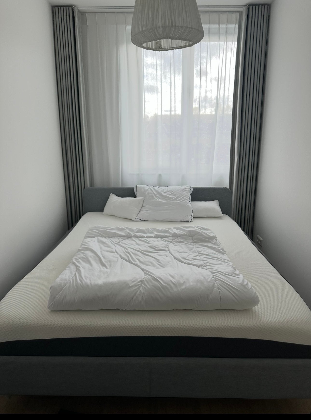 Bedframe + Emma Matras + Emma Dekbed, Ophalen, Tweepersoons, Zo goed als nieuw, 200 cm