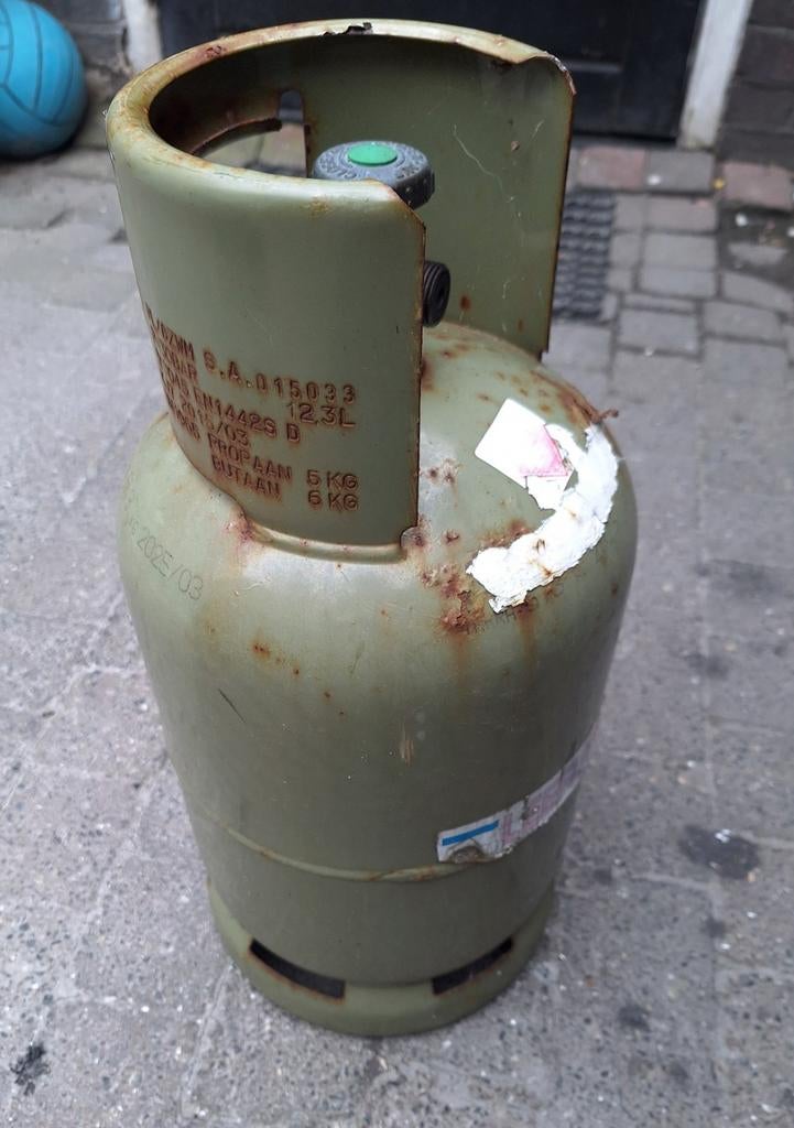 Lege gasfles, Caravans en Kamperen, Kampeeraccessoires, Ophalen of Verzenden, Gebruikt