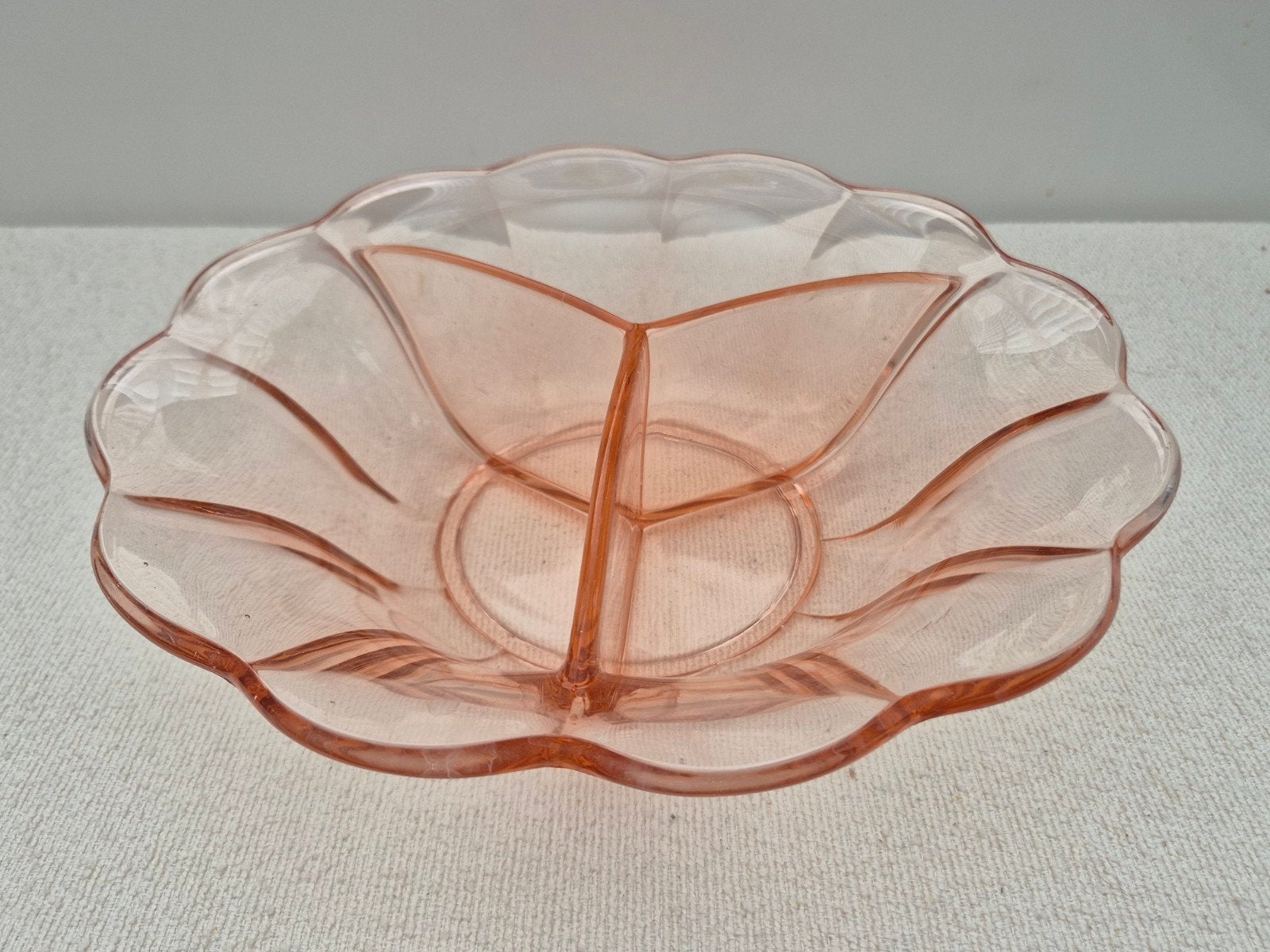 Roze persglazen schaal, Huis en Inrichting, Ophalen of Verzenden, Rond, Steen of Aardewerk