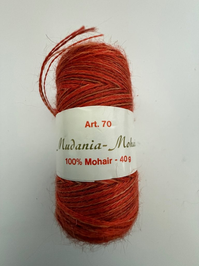 Mohair-garen 100% Mudania - 40 g - art. 70, Ophalen of Verzenden, Nieuw, Handborduren, Borduurgaren of Zijde