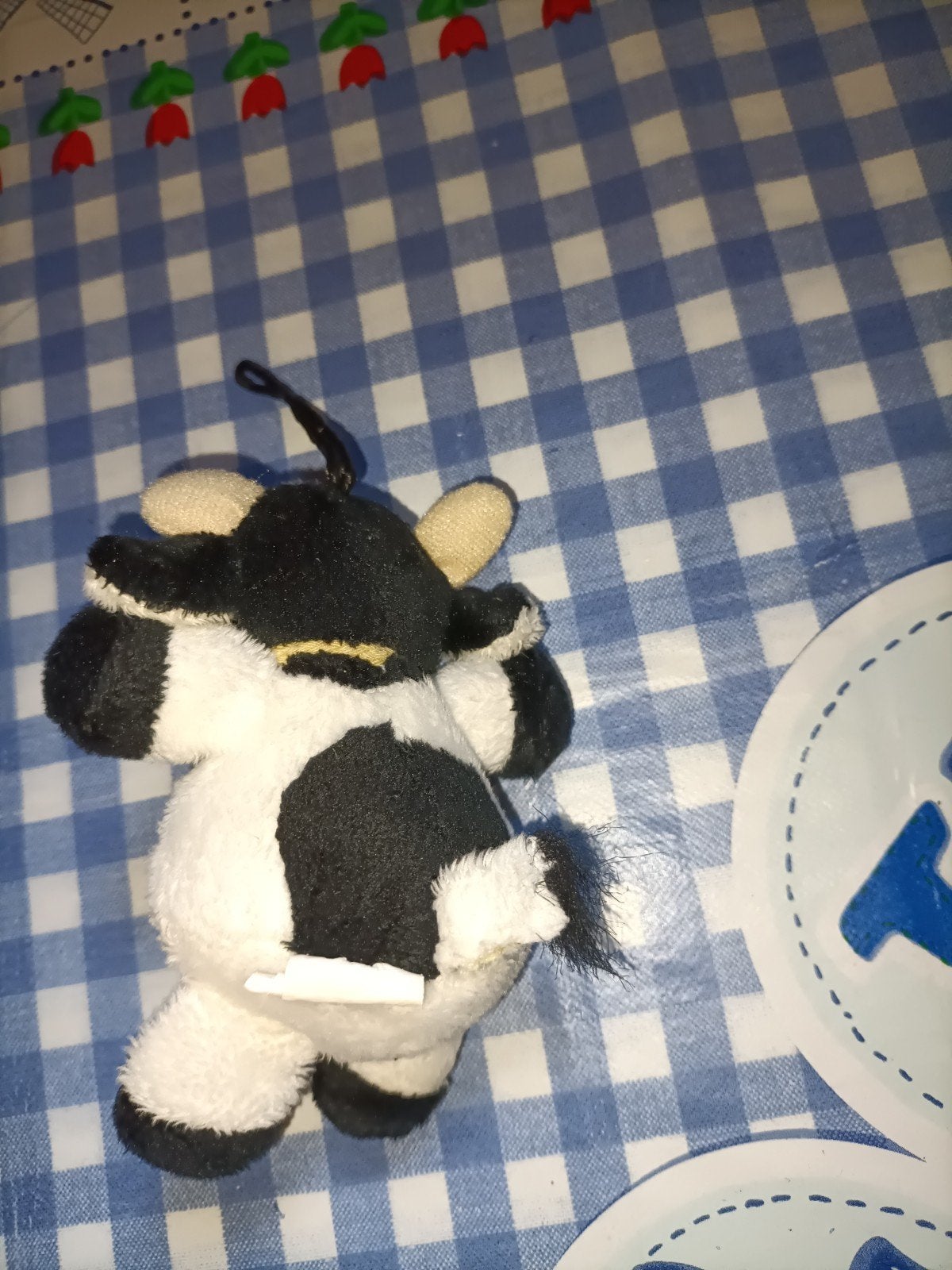 Friesche vlag koe knuffeltje 12.5 cm groot, Ophalen of Verzenden, Zo goed als nieuw