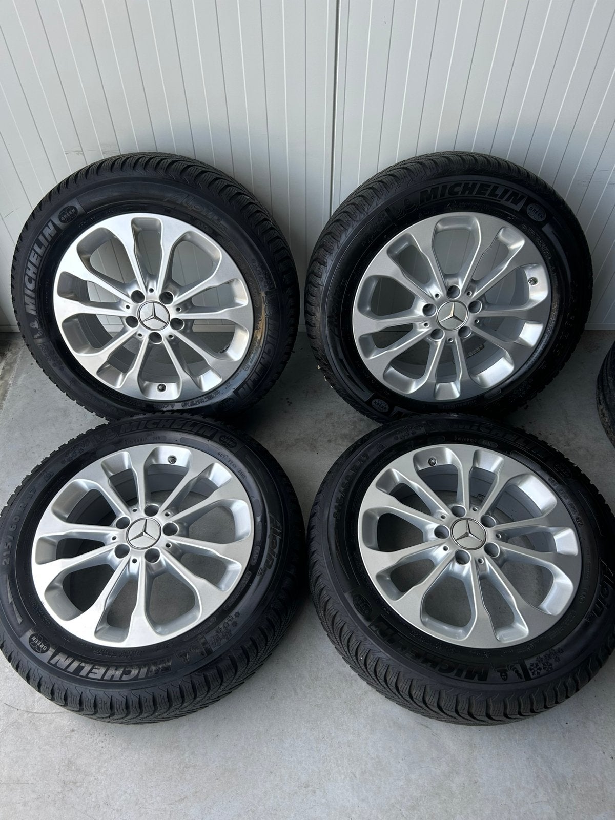 Originele Mercedes GLA W156 X156 5x112 17 Inch Winter, 215 mm, Banden en Velgen, 17 inch, Personenwagen