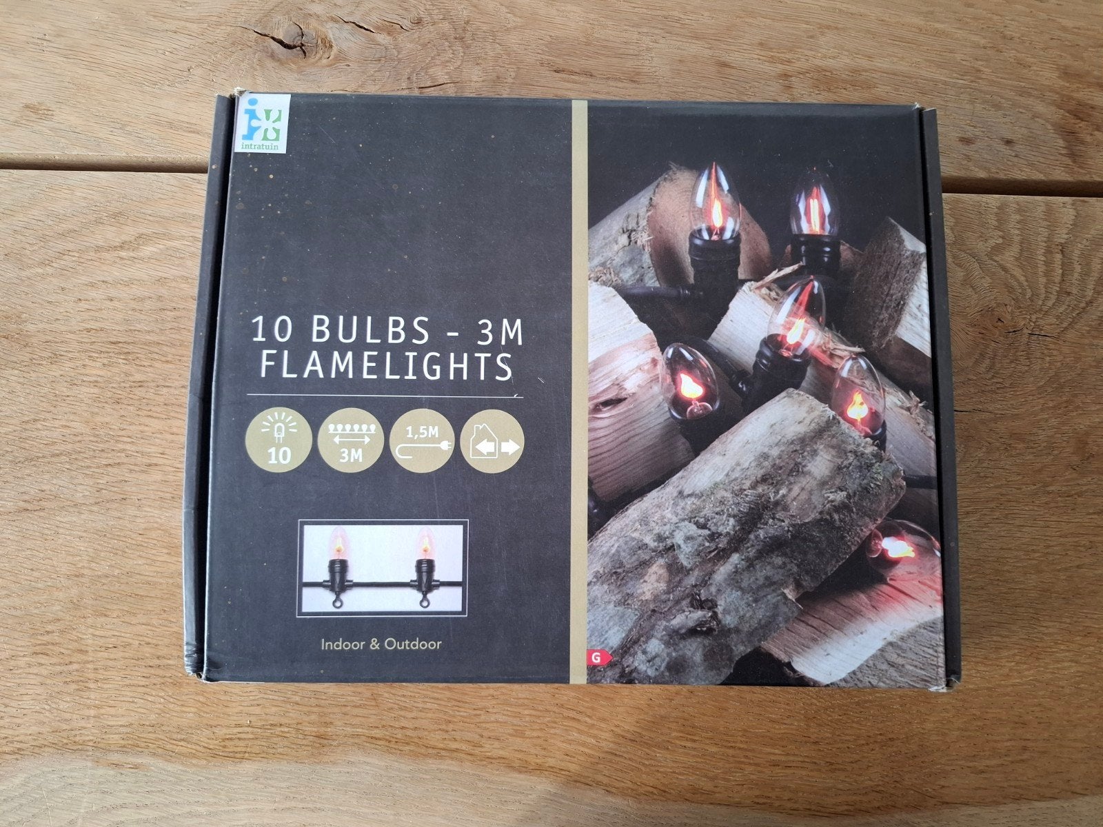 Vlamverlichting warm licht - Intratuin, Kunststof, Minder dan 50 watt, Overige typen, Ophalen of Verzenden