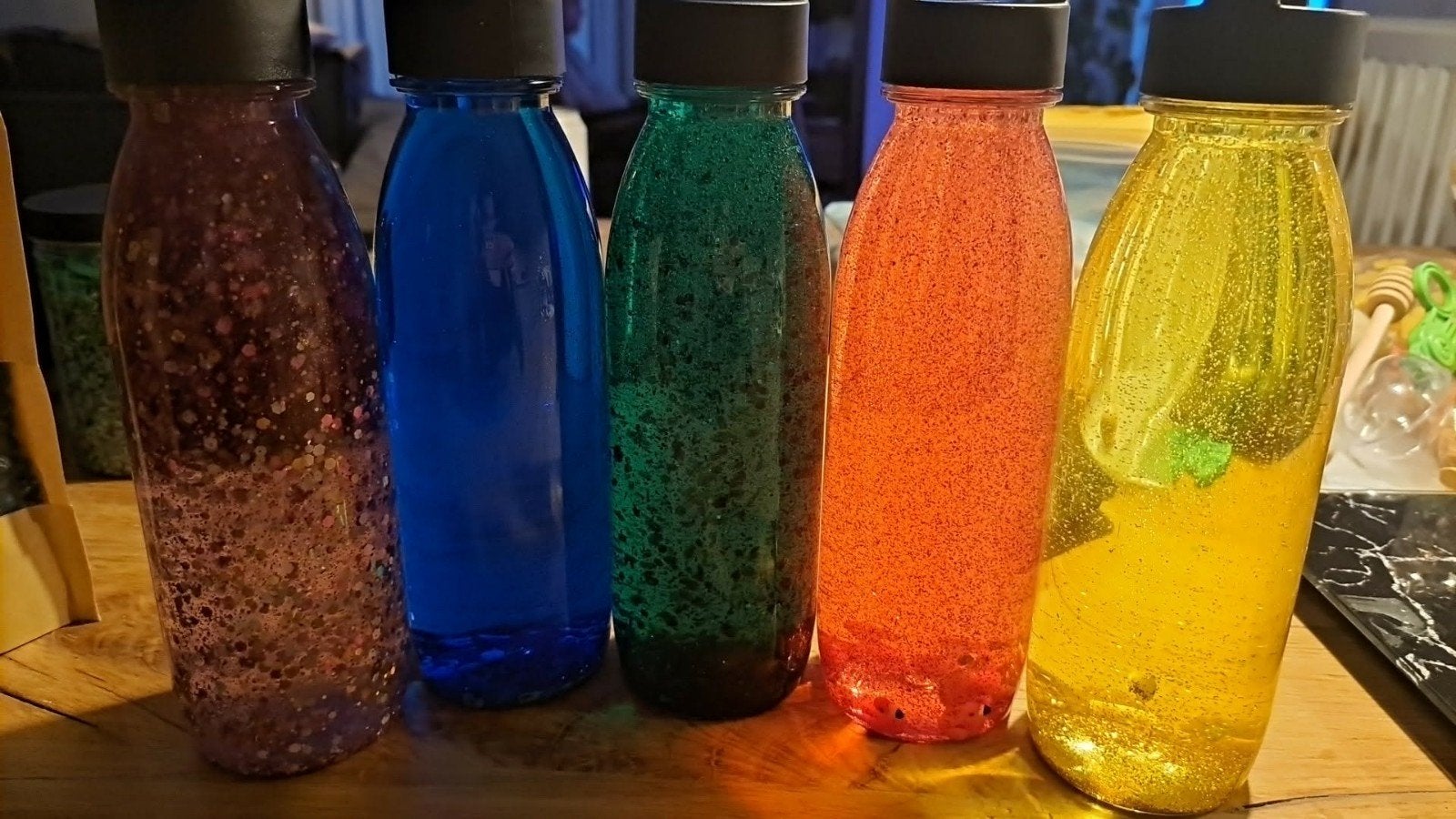 Set van 5 Sensorische Schudflessen - Magisch Effect!, Ophalen of Verzenden, Nieuw, Overige typen