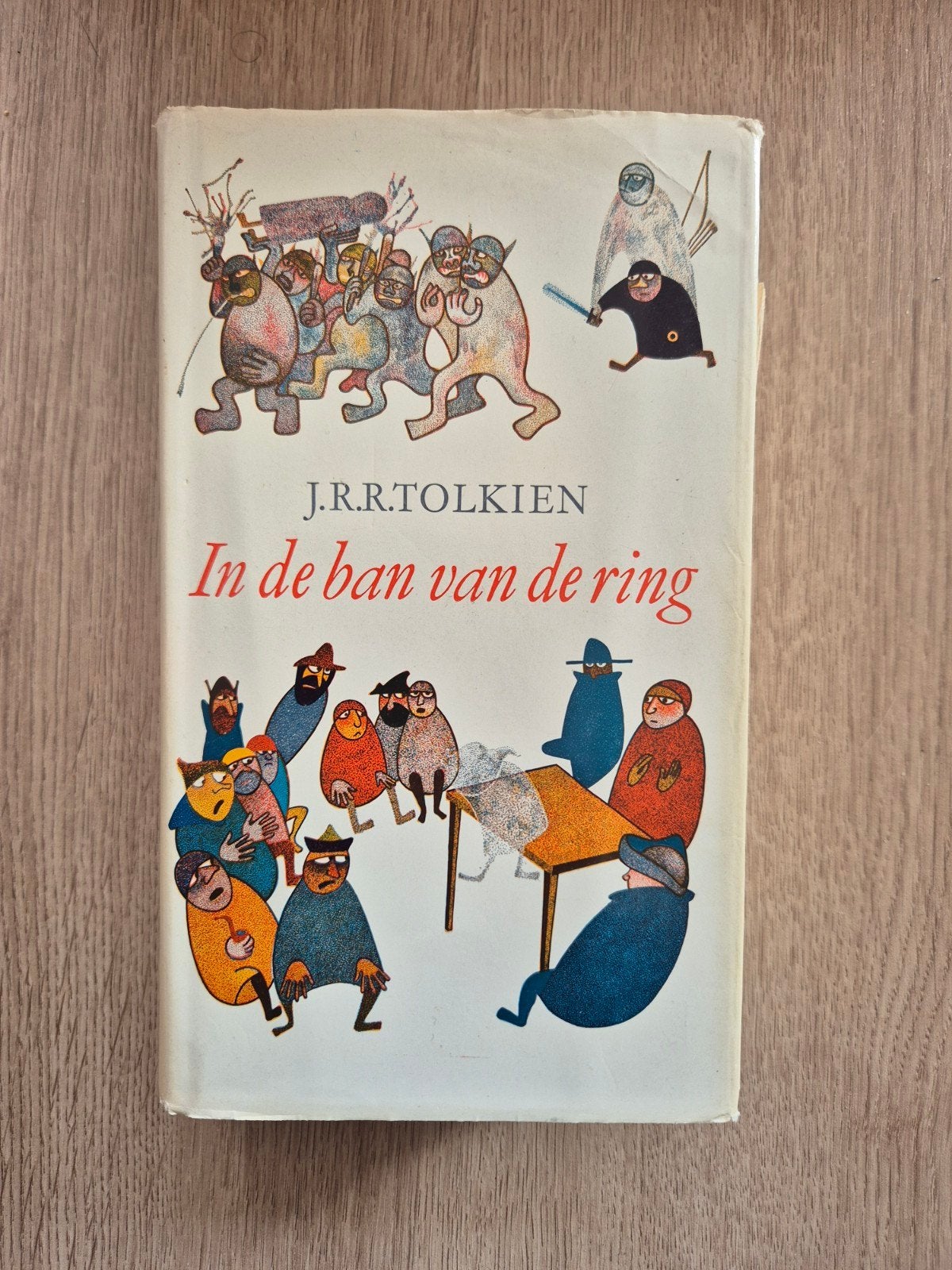 In de ban van de ring - J.R.R. Tolkien (Dundruk 1976 + Kaart, Ophalen of Verzenden, Gelezen