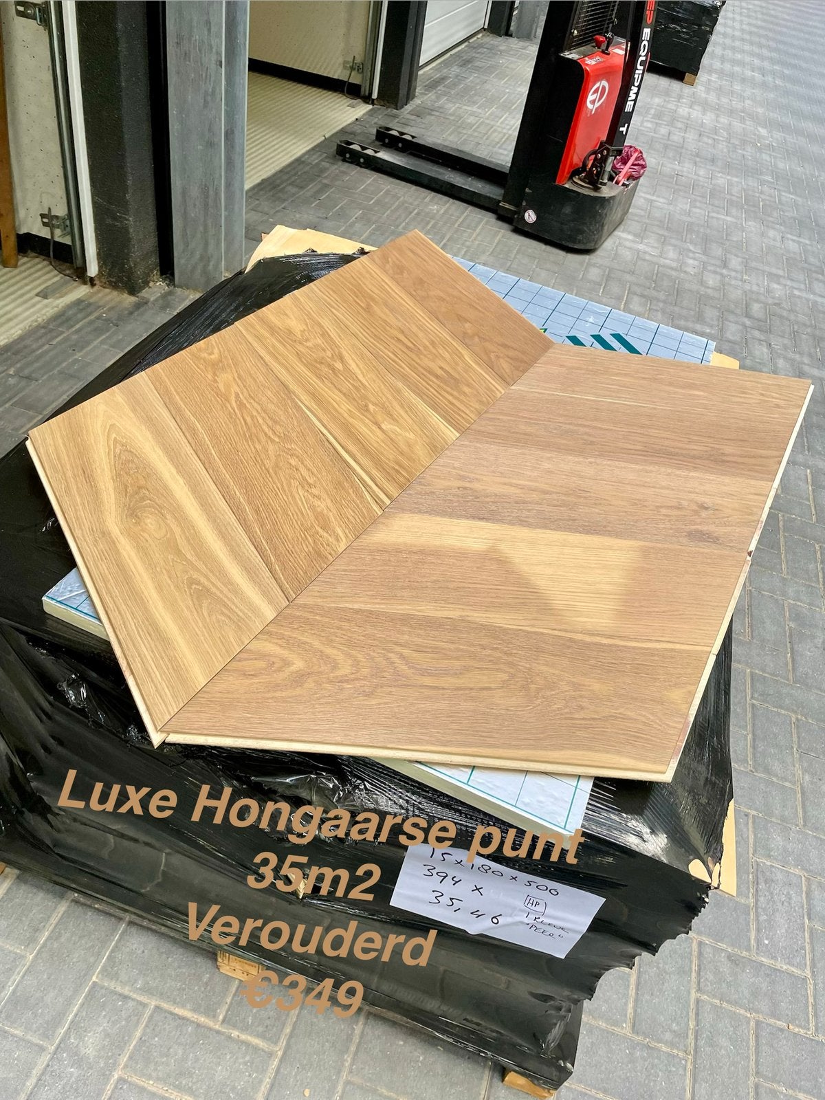 Eiken vloer, Ophalen of Verzenden, Nieuw, 25 tot 50 m², Parket