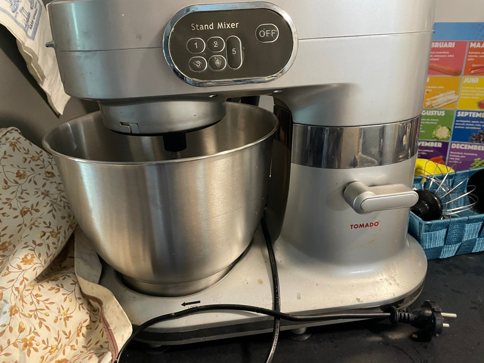 Mooie standmixer. Amper gebruikt, MOET WEG, 4 liter of meer, Ophalen, Zo goed als nieuw, 3 snelheden of meer