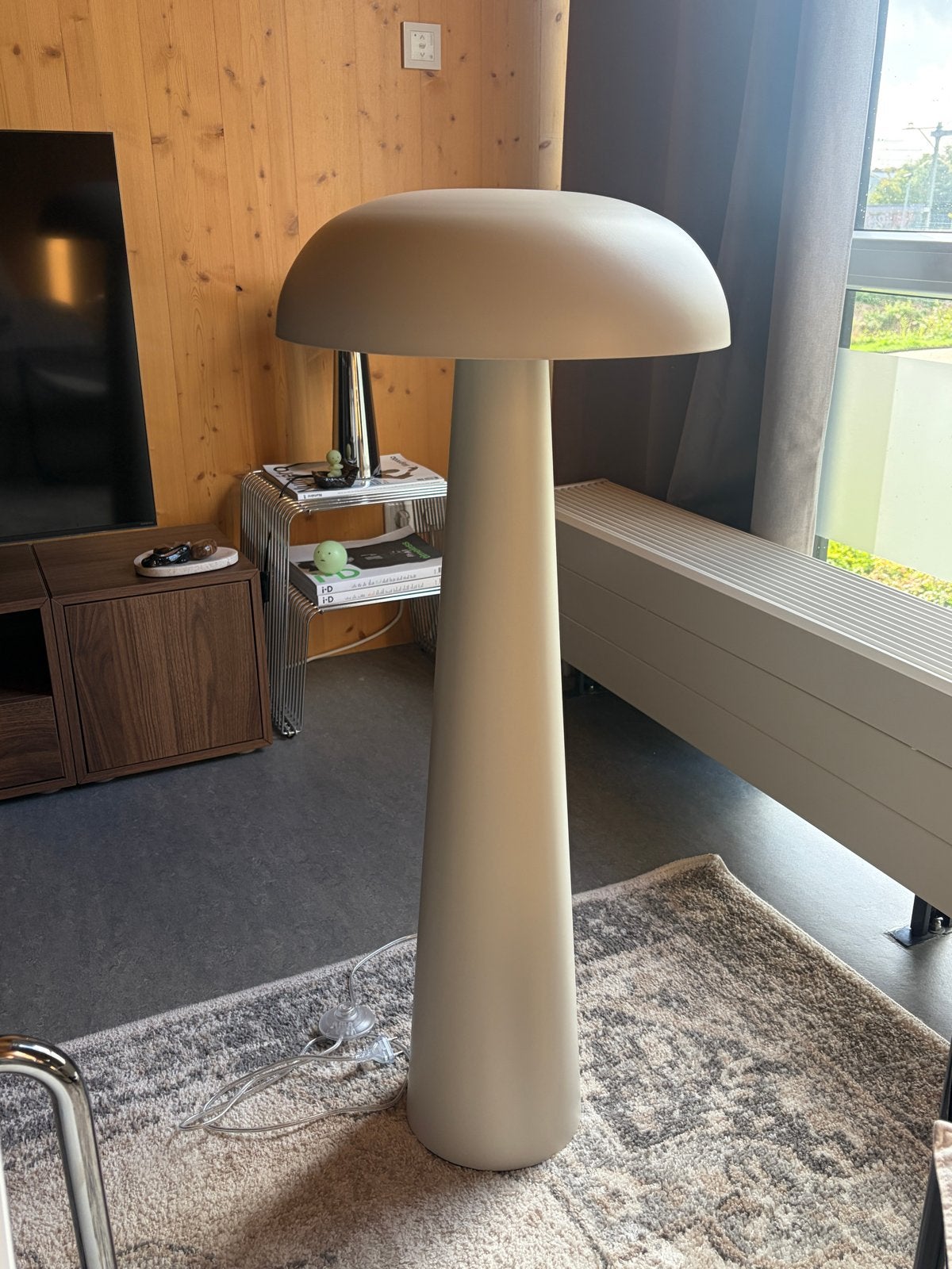 Vloerlamp Atlas Off-White - Kwantum, Ophalen, Japandi, E27 (groot), Zo goed als nieuw