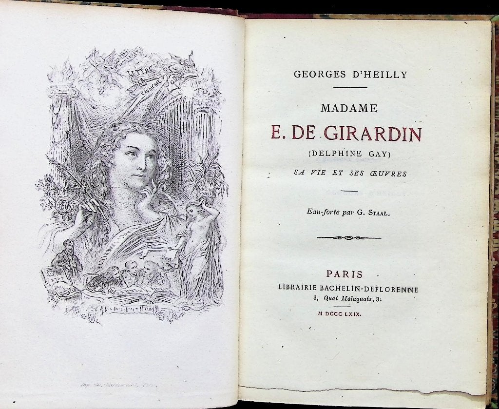 Madame E. de Girardin (Delphine Gay) - D'Heilly (1868), Verzenden, Gelezen, Europa