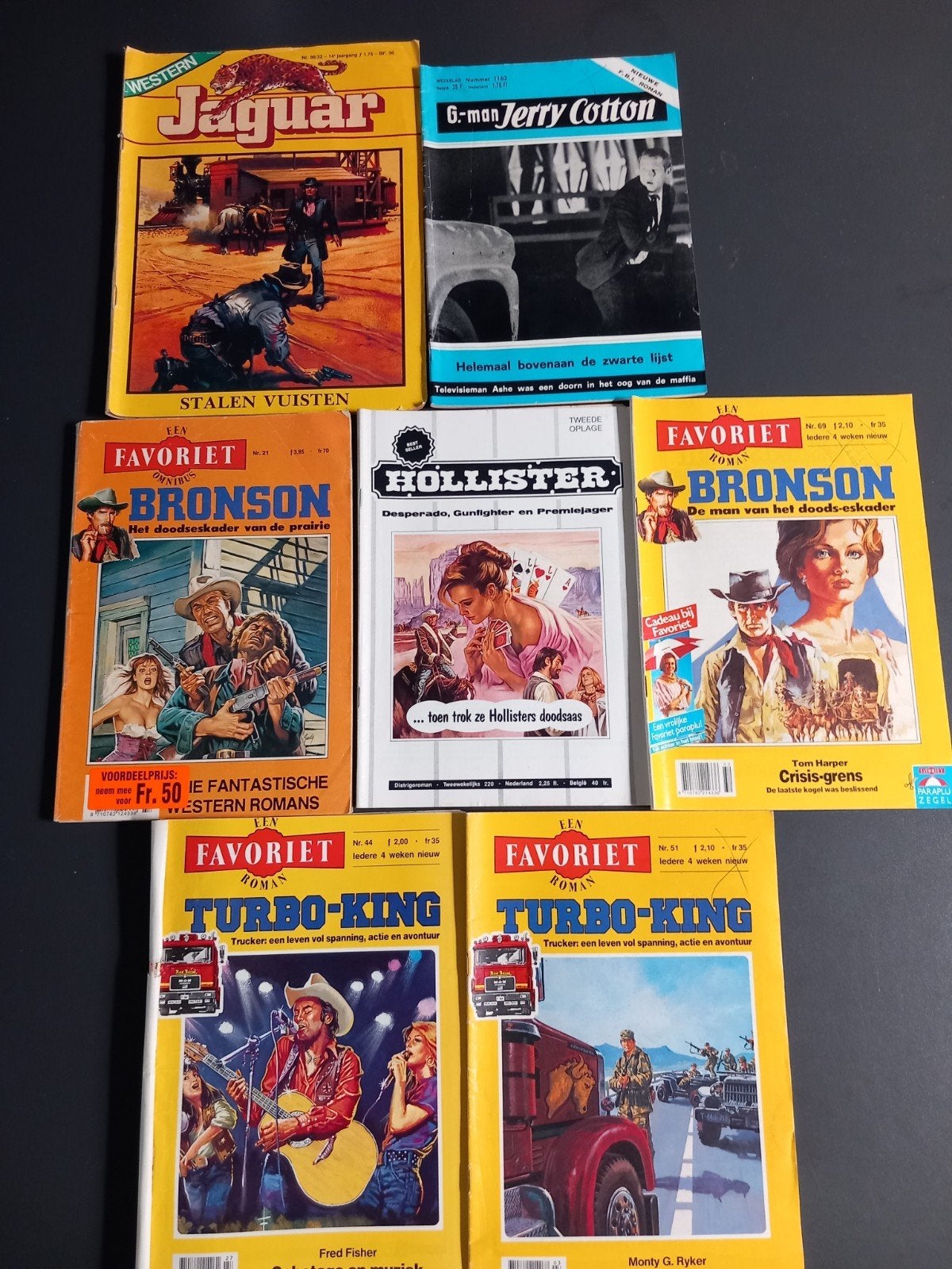 Vintage Western en Avontuur Romans - Diverse Titels, Ophalen of Verzenden, Gelezen, Diverse auteurs (o.a. Fred Fisher, Monty G. Ryker, Tom Harper)