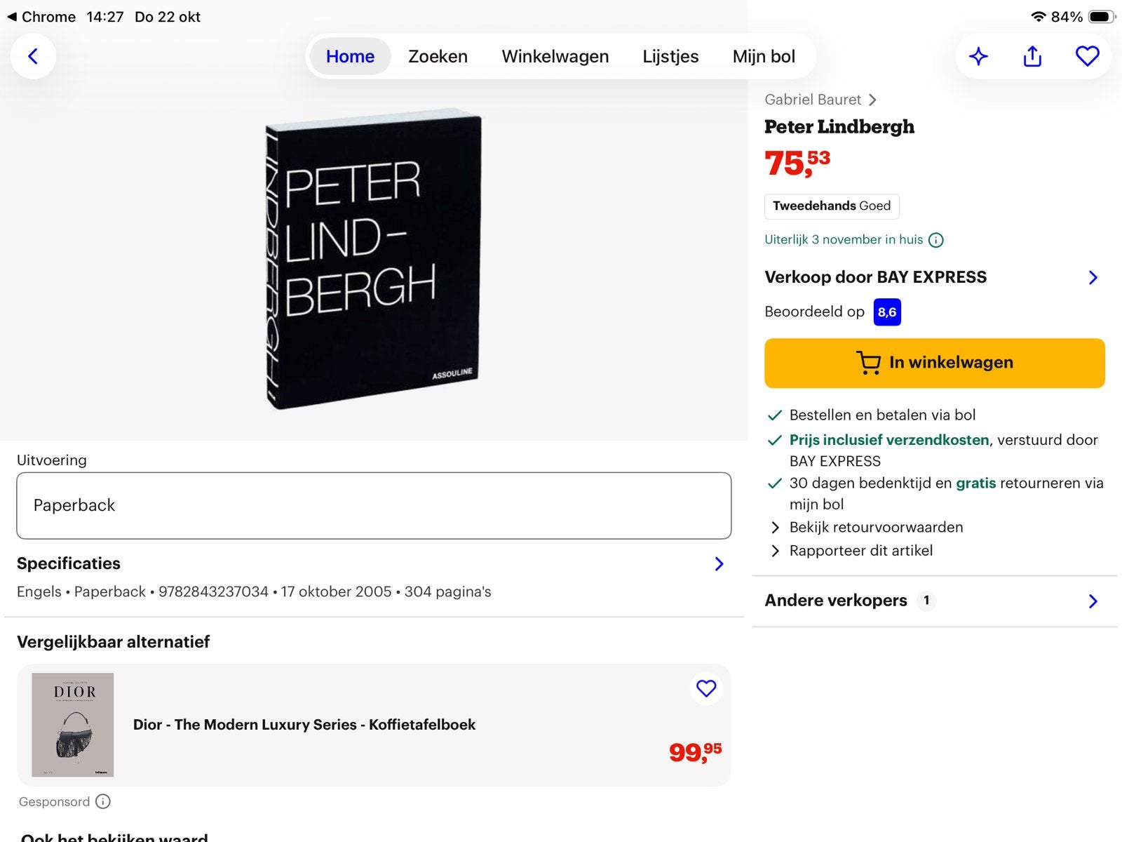 Fotoboek Peter Lindbergh ASSOULINE ( in Hilversum ), Boeken, Ophalen of Verzenden, Gelezen, Fotografie algemeen