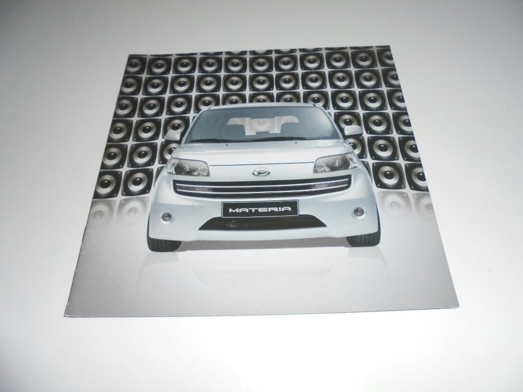 brochure Daihatsu Materia, Ophalen of Verzenden, Zo goed als nieuw, Overige merken