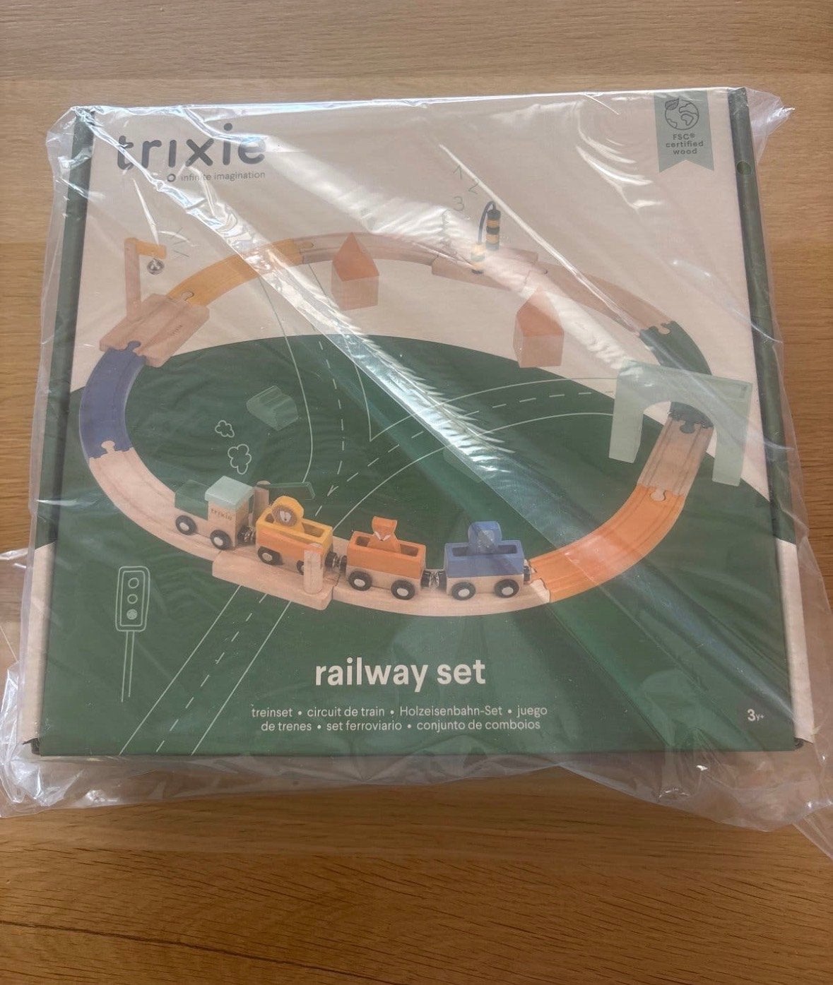 Trixie Houten Treinset - Nieuw in Verpakking, Ophalen of Verzenden, Nieuw, Rij- of Hobbelspeelgoed
