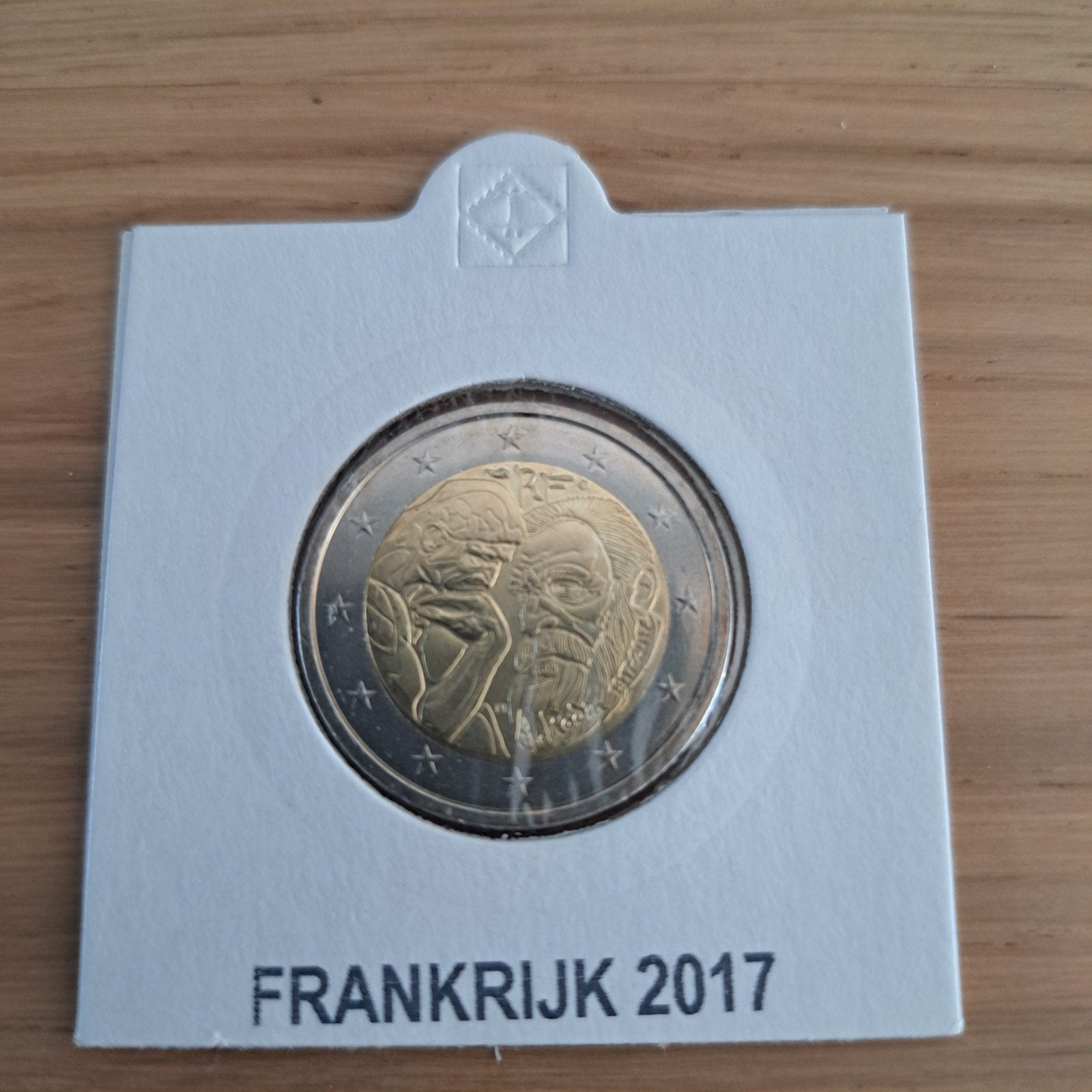 2 Euro Frankrijk 2017 - Rodin 'De Denker' (Uncirculated), Postzegels en Munten, Munten | Europa | Euromunten, Ophalen of Verzenden