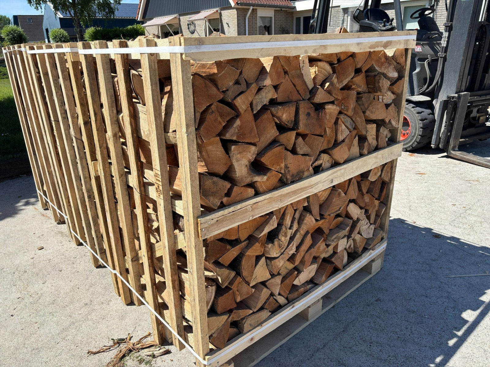 Ovengedroogd Beuken haardhout, 6 m³ of meer, Ophalen, Beukenhout, Blokken