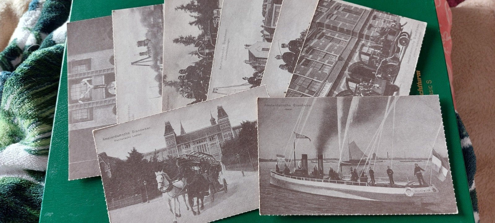 Brandweer briefkaarten, Verzamelen, Ophalen of Verzenden, Voor 1920, Ongelopen, Noord-Holland