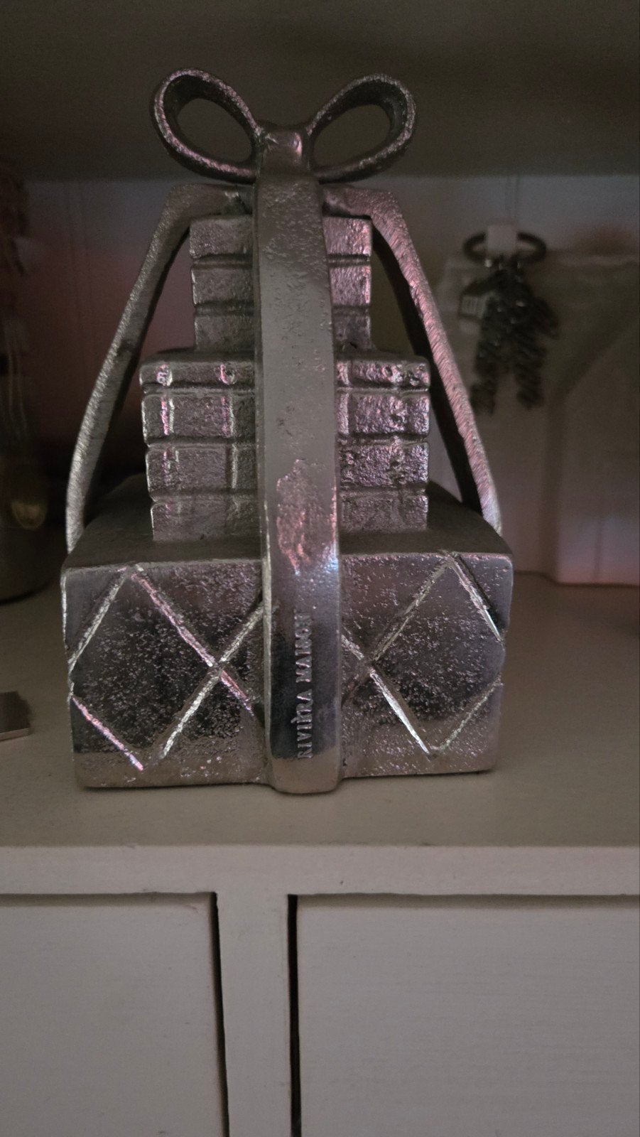 Riviera Maison Zilveren Cadeau Decoratie, Ophalen of Verzenden, Nieuw