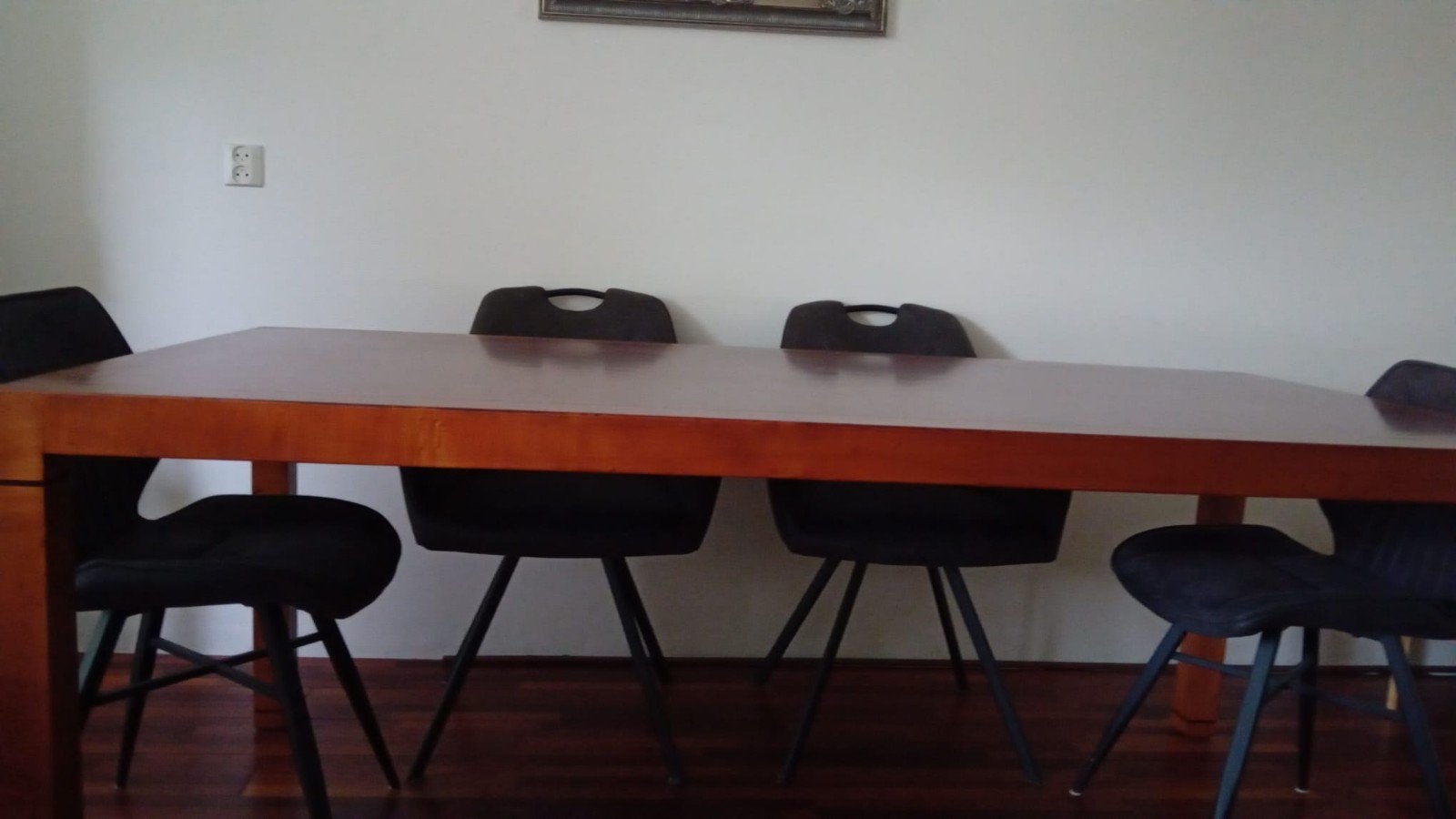 eetkamer tafel. Zonder stoelen., 200 cm of meer, Zo goed als nieuw, Vijf personen of meer, Rechthoekig