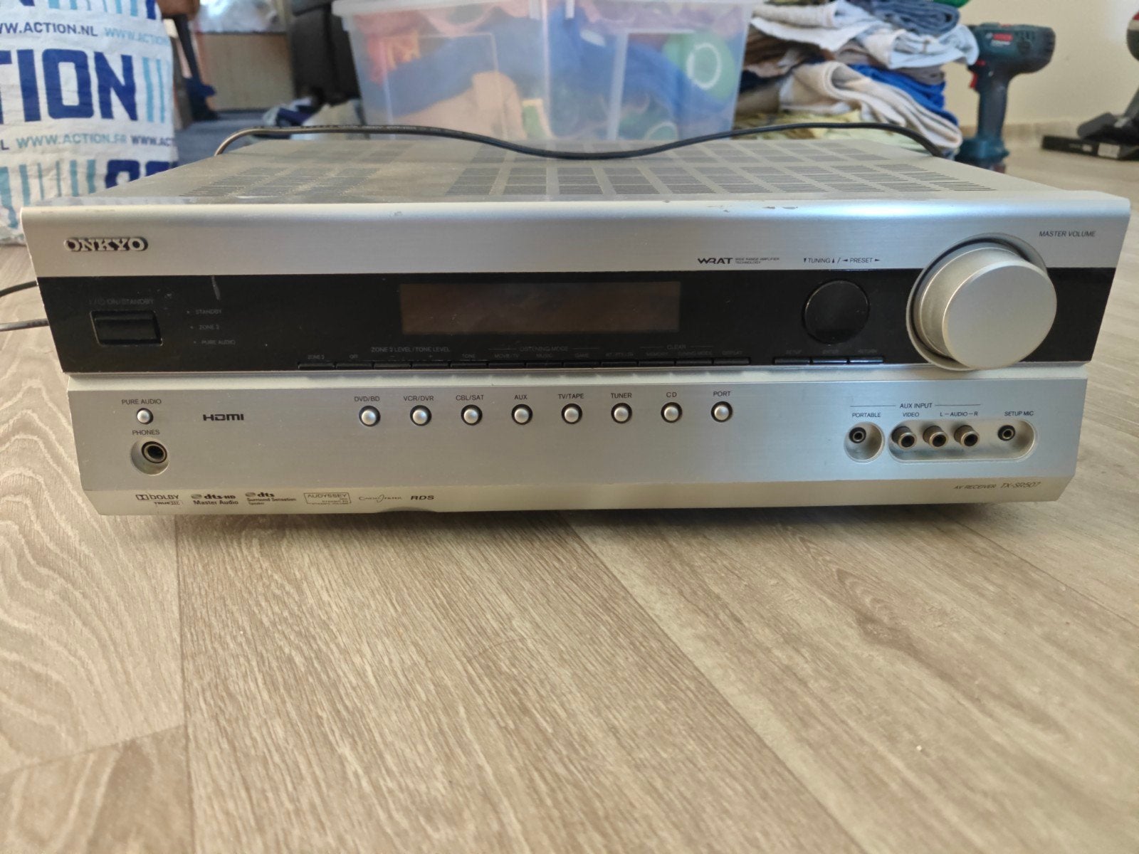 Onkyo AV Receiver - DEFECT (voor onderdelen of reparatie), Audio, Tv en Foto, Versterkers en Receivers, Ophalen, Niet werkend